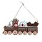 KSA Pack of 12 Brown Hershey's Train Christmas Ornaments 4"